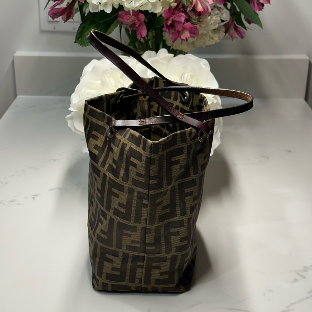 Fendi FF Zucca Tote + Trifold Wallet + Dust Bag + COA - Picture 6 of 16